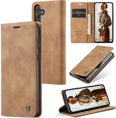 Produktbild von Samsung Galaxy A55 Hülle - CaseMe 013 Klapphülle - Braun