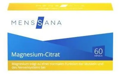 Produktbild von Magnesiumcitrat Menssana Kapseln 60 St