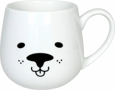 Obrázek produktu pro Könitz Cuddle Animals - Pes, hrnek na kávu, porcelán, bílý, 400 ml, 11 1 143 2706