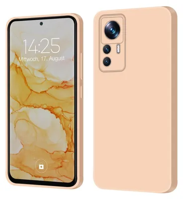 Produktbild von Hülle für Xiaomi 12T / 12T Pro Case Cover Bumper Smartphone Softgrip Schutzhülle Farbe: Rosa