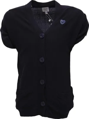 Immagine prodotto di 2377Y cardigan bimba girl ARMANI JUNIOR blue Cotone open sweater
