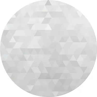 Produktbild von Geometrisches Muster – Bodenschutzmatte – Stuhlunterlage – Bürostuhlmatte – Rutschfeste Bodenmatte – Schutzmatte für Hartboden – fi 100 cm