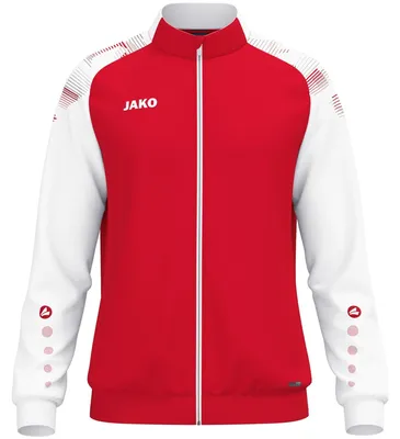 Image de Veste en polyester JAKO Sonic rouge/blanc S