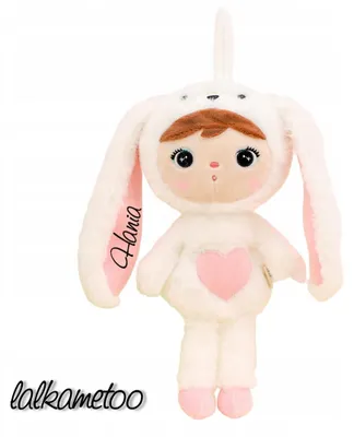 Produktbild von Metoo Plüschhase personalisierbar 30 cm Stoffpuppe