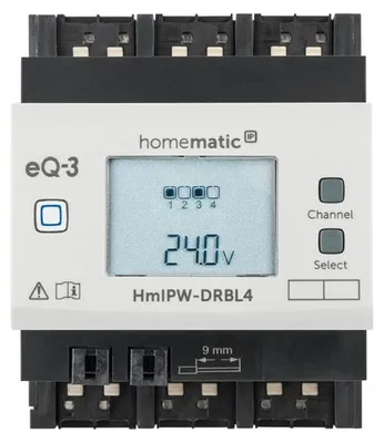 Image de Actionneur filaire Homematic IP pour stores - 4 canaux | eQ-3 | HmIPW-DRBL4
