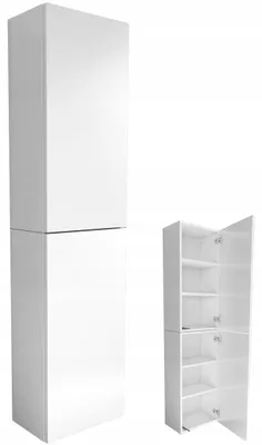 Produktbild von Hängender Badschrank 40cm Weiß Matt 40x160