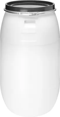 Produktbild von Garronda 220L Plastikfass Lebensmittelfass aus HDPE-Plastik für Haus&Garten GD-0078, Weiß