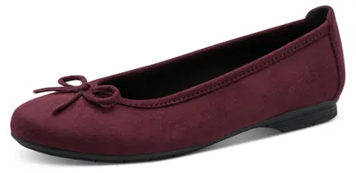 Produktbild von Jana Damen Ballerinas mit Schleife Vegan, Bordeaux, 42