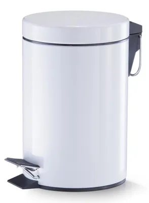 Obrázok produktu pre Zeller 18208 Tretabfalleimer Stahl weiß 3 L