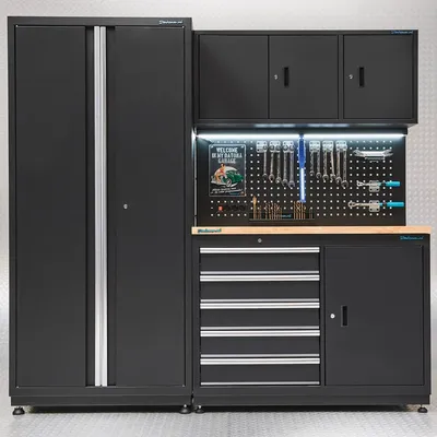 Productafbeelding van Werkbank 120 cm met brede werkplaatskast
