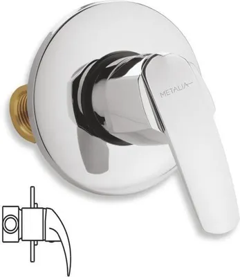 Produktbild von Novaservis Metalia 56 - Duscharmatur-Unterputz, chrom 56050,0