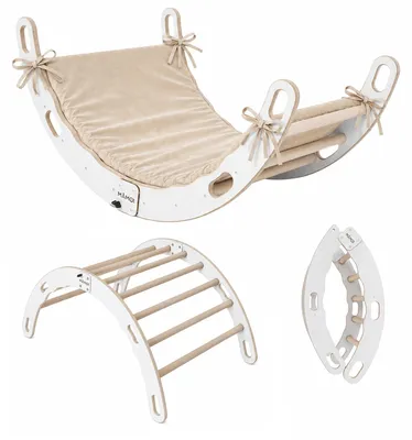 Imagen del producto de Estructura de juegos para niños con columpio, tobogán y escalera