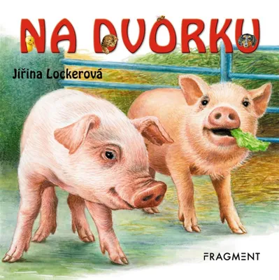 Obrázek produktu pro Knížka leporelo Na dvorku 11x10cm CZ text