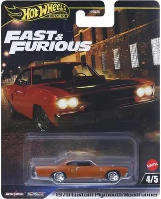 Immagine prodotto di Hot Wheels Fast & Furious 1970 Plymouth Roadrunner, Auto, 3 rok/roky, Kov, Červená