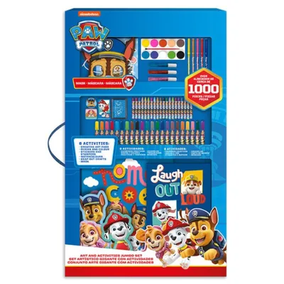 Obrázek produktu pro Umělecká sada 1000el. PAW PATROL Psi Patrol pastelky, fixy, barvy... PW19848 Kids Euroswan