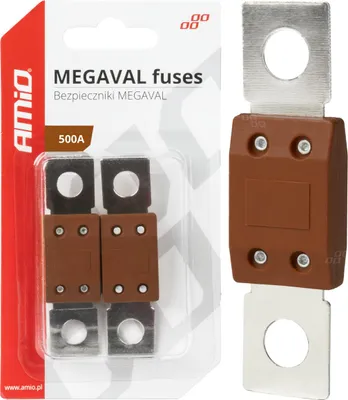 Immagine prodotto di MEGAVAL fusibili auto MTA 500A 2 pezzi AMIO-03472 Accessori auto