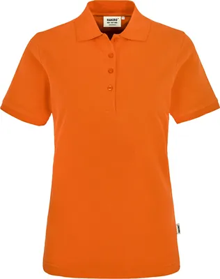 Produktbild von HAKRO Poloshirt Classic Damen #110 Gr. XS orange