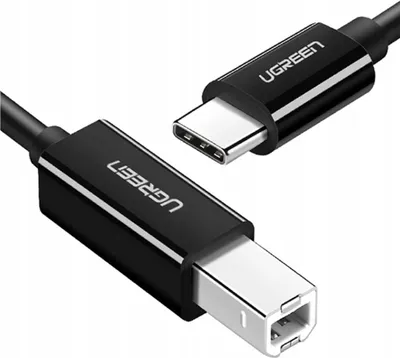 Image de Câble Imprimante Ugreen USB-C vers USB-B 2.0 1m - Noir