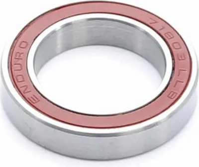 Produktbild von Enduro Bearings Bb 71803 Llb-blk Abec-5 Angular Contact Lager Silber 17 x 26 x 5 mm Silber 17 x 26 x 5 mm
