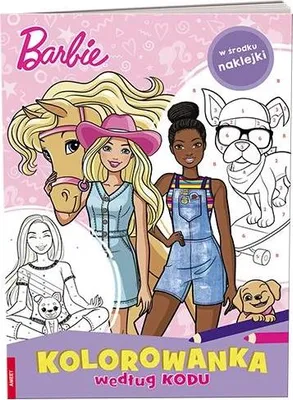 Produktbild von Barbie "Malen nach Zahlen" Buch mit Stickern