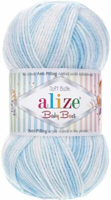 Produktbild von Alize Baby Best Batik 6669 Strickgarn