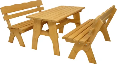 Produktbild von TPFGarden 3-TEILIGE GARTEN-GARNITUR Drieburg 150cm aus Kiefer massiv