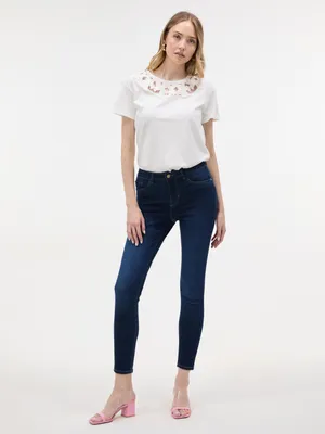 Produktbild von Orsay Dunkelblaue Damen-Skinny-Jeans 42