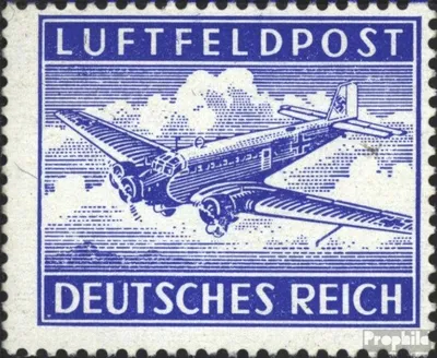 Produktbild von Briefmarken Dt. Feldpost 2.WK 1942 Mi 1A (kompl.Ausg.) Gefälligkeitsentwertung gestempelt Luftfeldpost