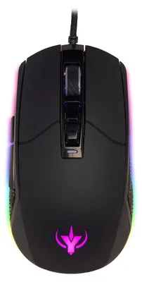 Zdjęcie produktu dla Mysz gamingowa Action MO-101, 7 programowalnych przycisków, precyzyjny sensor, 6 efektów RGB, kabel pleciony o długości 160 cm, ergonomiczna konstrukcja, sensor 725/7200 DPI