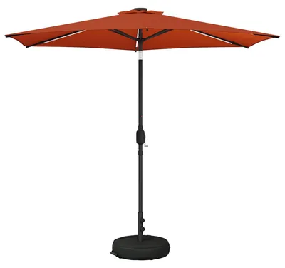 Obrázok produktu pre Záhradný slnečník so svetlami LED 270 x 270 cm Polyester