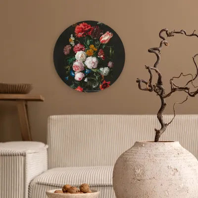 Produktbild von MuchoWow® - Schlafzimmer - Bilder - Der Kreis - Kunst für die Wohnung - Plastik - Kunstdruck - Wandbild