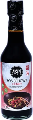 Zdjęcie produktu dla Sos sojowy ciemny 150ml - Asia Kitchen