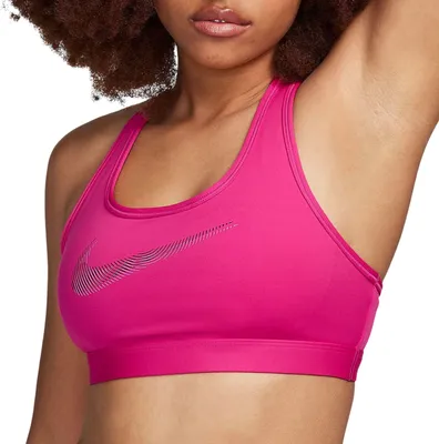 Produktbild von Nike Dri-FIT Swoosh Medium Support Sport-BH Damen