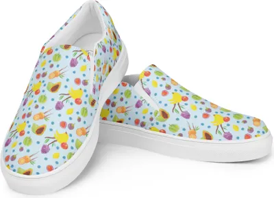 Produktbild von Mr. & Mrs. Panda Slipper Damen Obst Korb Größe 42 - Blau - Geschenk, Muster, Damenschuhe, Frucht, Loafer, Früchte, Mokassins, Obstkorb, Freizeitschuhe, Halbschuhe
