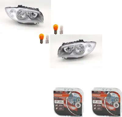 Produktbild von Scheinwerfer + Osram Night Breaker Laser passend für BMW 1 E81 E87 04-07 Satz L R 63126924485 6924485 63126924486 6924486 Johns
