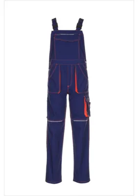 Produktbild von Planam Basalt Neon Latzhose marine/orange Gr. 46, 6231046