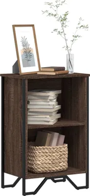 Image de Maison Exclusive - Bibliothèque aspect chêne brun 50x31x74,5 cm Matériau dérivé du bois