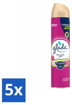 Obrázok produktu pre 5 ks osviežovača vzduchu Glade Relaxing Zen – 300 ml – výhodný balík