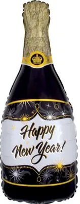 Immagine prodotto di amscan® 1843501 Folienballon Silvester Sektflasche - 36 x 91 cm