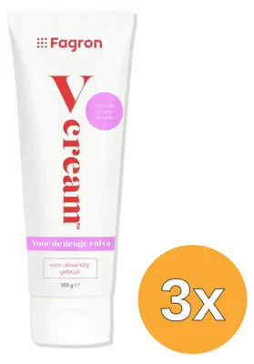 Productafbeelding van 3x Fagron V-Cream (100 gr)