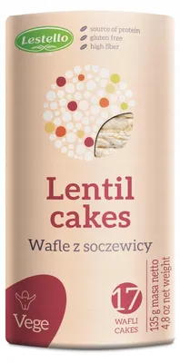 Obrázok produktu pre Wafle z soczewicy Lestello 135 g