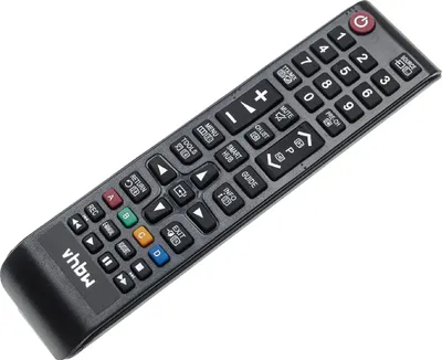 Produktbild von vhbw Fernbedienung kompatibel mit Samsung JS Serie, HU Serie, JU Serie, H Serie, B Serie, KS Serie, K Serie Fernseher, TV - Ersatzfernbedienung