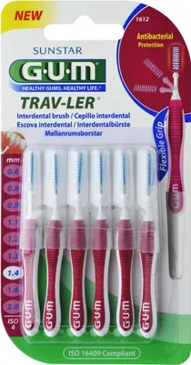 Produktbild von 3x Gum Trav-ler 1,4mm pink - 3x 6 Stück im Blister