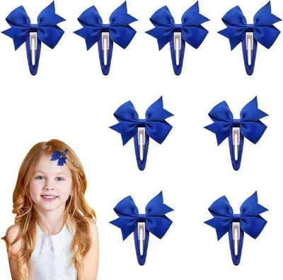 Immagine prodotto di Fermagli per capelli per bambini, set da 8 pezzi, rosa, con fermagli laterali antiscivolo