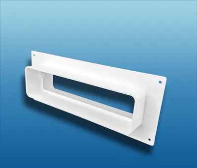 Produktbild von Wandanschluss flach System: 125 (220x55)