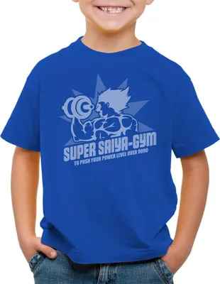 Produktbild von style3 Super Saiya Gym Kinder T-Shirt Anime Turtle Z son-goku Dragon Sport Fitness Push Power