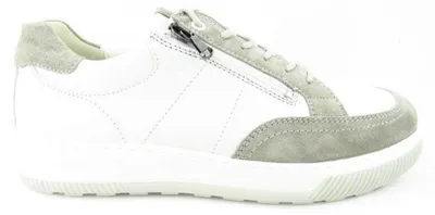 Produktbild von Waldläufer Schnürhalbschuhe bequem in weiss/weiss kombi, Gr. 7