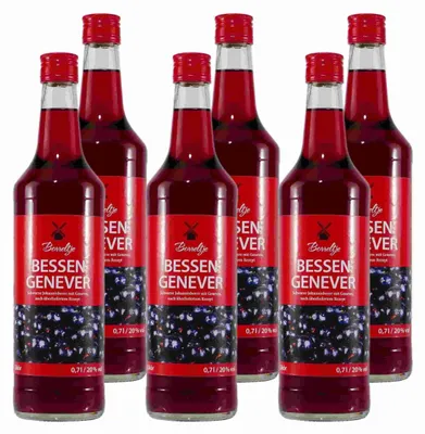 Produktbild von Boente Bessen Genever (6 x 0,7L)