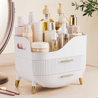 Image de Omgoods - Grand organisateur de maquillage pour la table de toilette