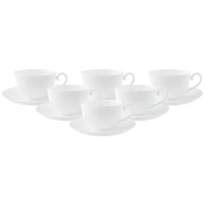 Produktbild von Villeroy & Boch Royal Café au Lait Tasse mit Untertasse 6er Set